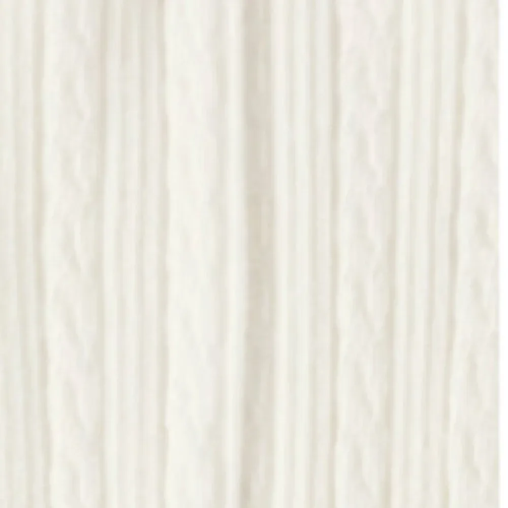 The Children's Place Girls Cable Knit Tights 2-Pack -simply white NWT size 4-5